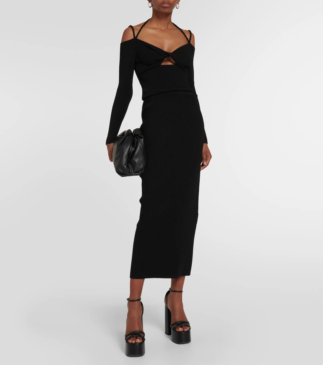 Altuzarra - Ribbed-knit cutout top