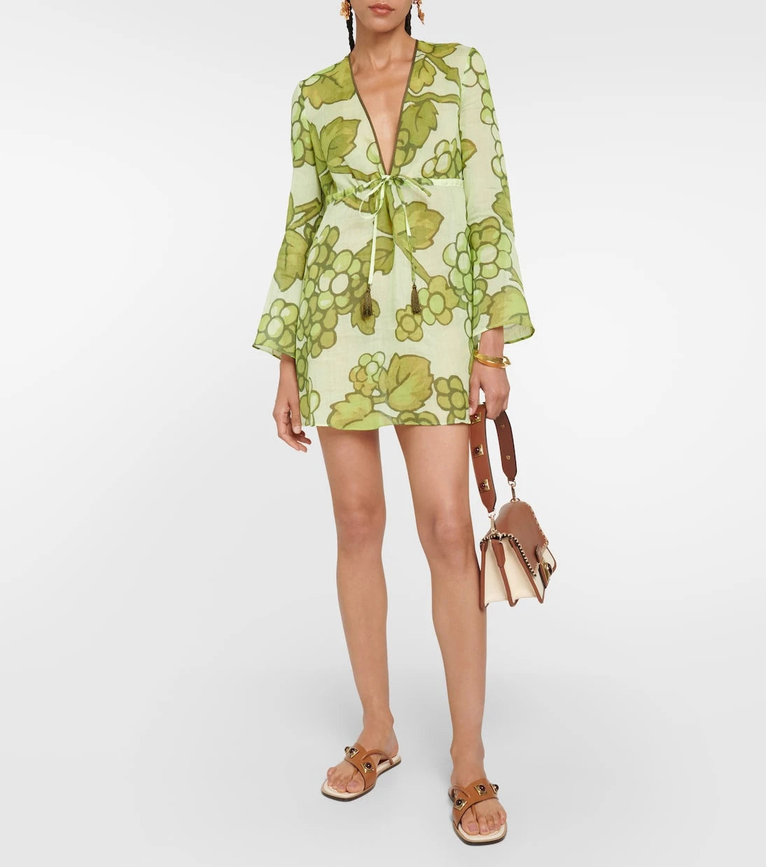Etro - Printed ramie tunic
