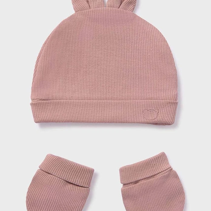 Детски шапка и ръкавици Mayoral Newborn