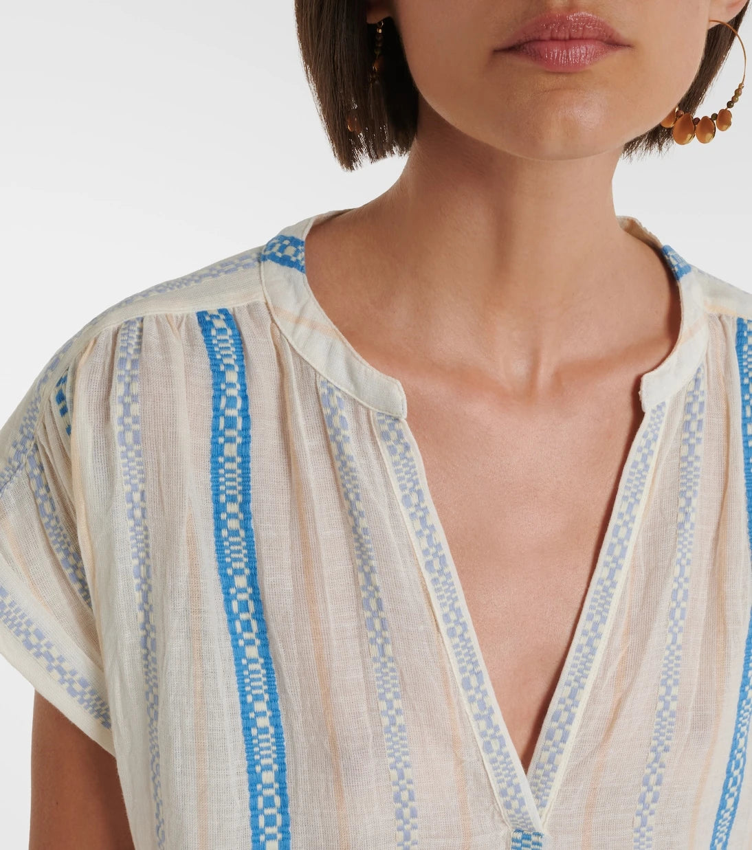 Velvet - Tallula cotton jacquard top
