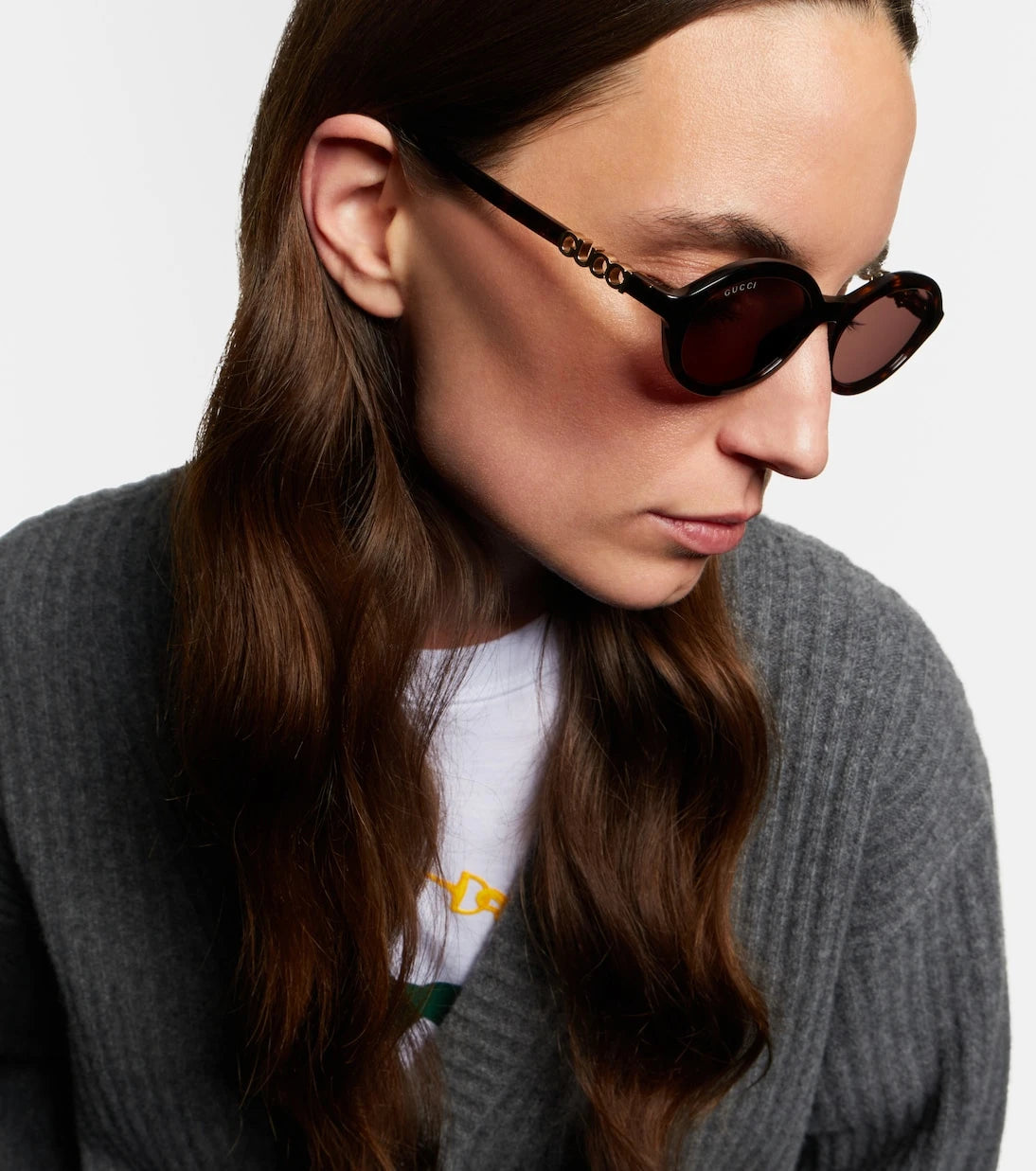 Gucci - Signoria oval sunglasses