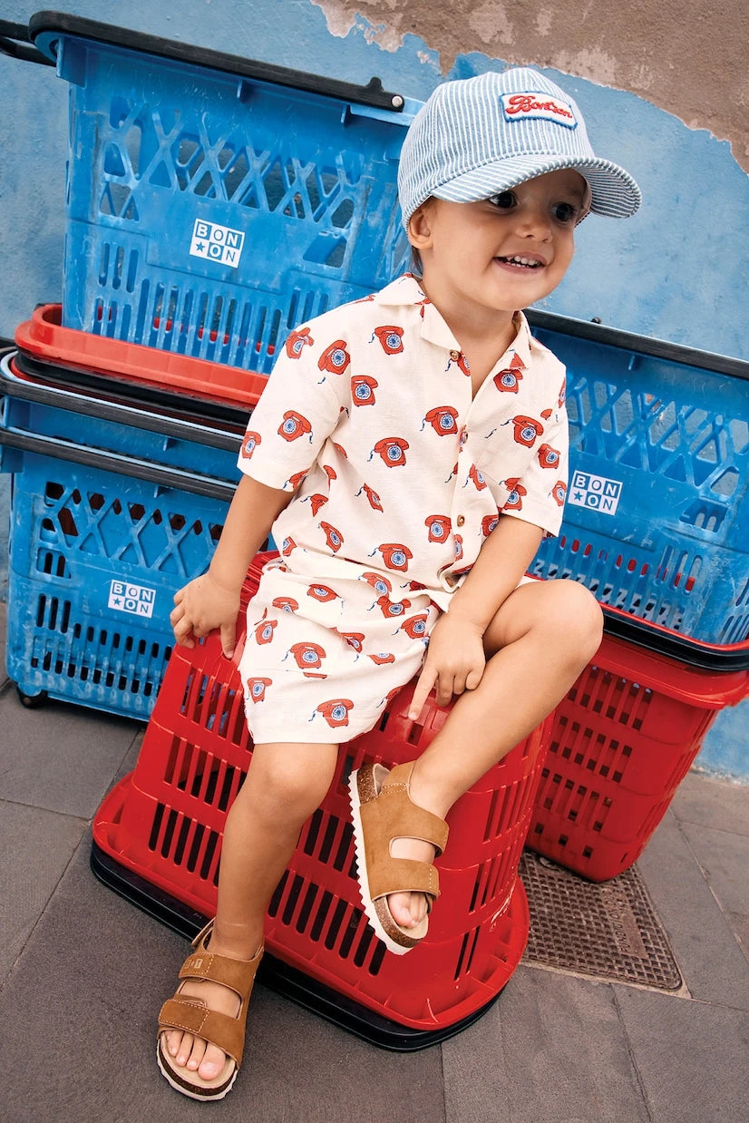 Bonton - Printed cotton shorts