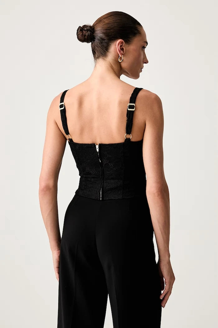 Guess dantelli askılı kadın bluzu KATRINA