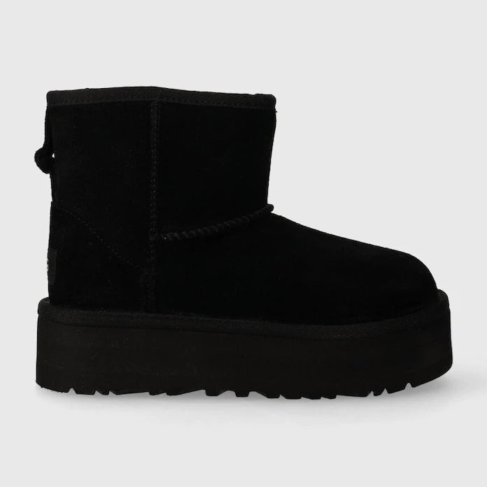 Детски велурени апрески UGG KIDS CLASSIC MINI PLATFORM