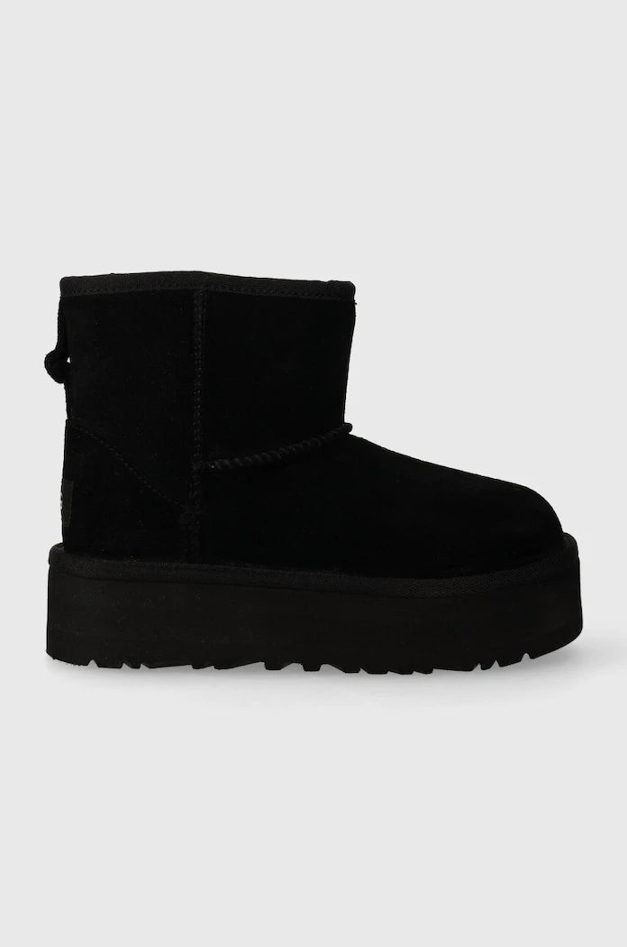 Детски велурени апрески UGG KIDS CLASSIC MINI PLATFORM