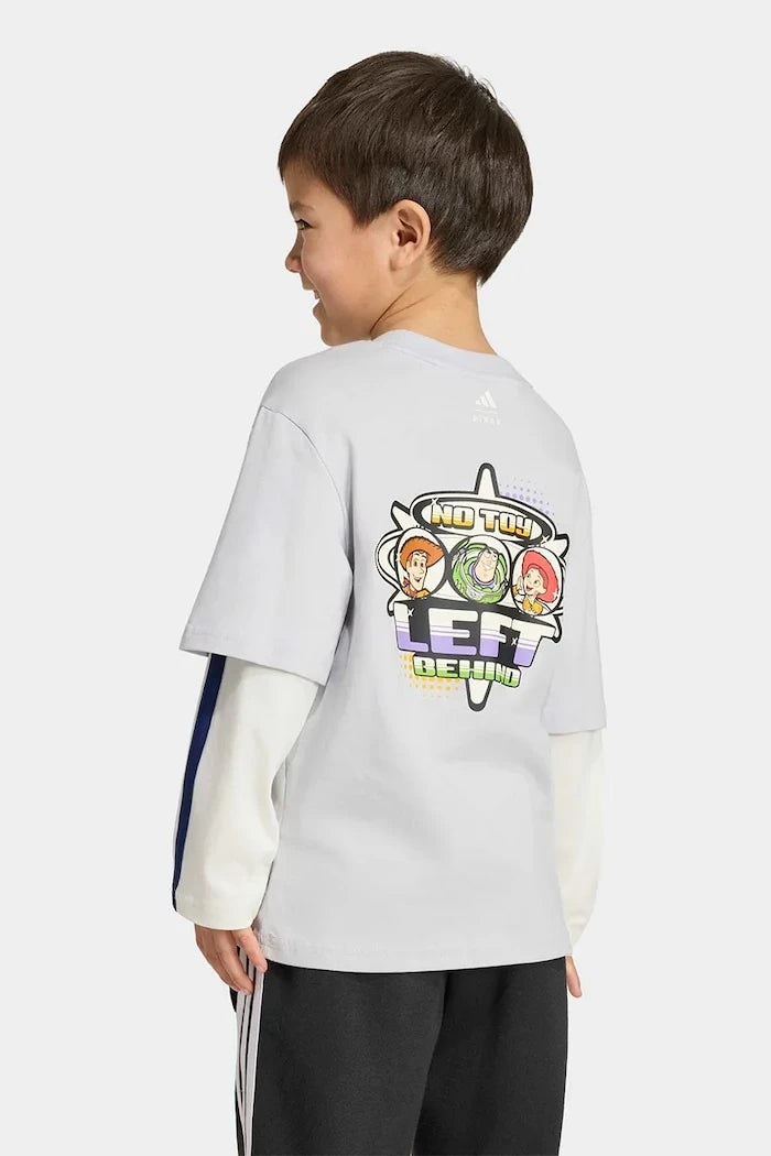 adidas çocuklar için pamuklu uzun kollu bluz PIXAR TOY STORY