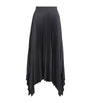 Grey Plissé Ade Midi Skirt