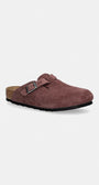 Birkenstock чехли за деца от велур Boston