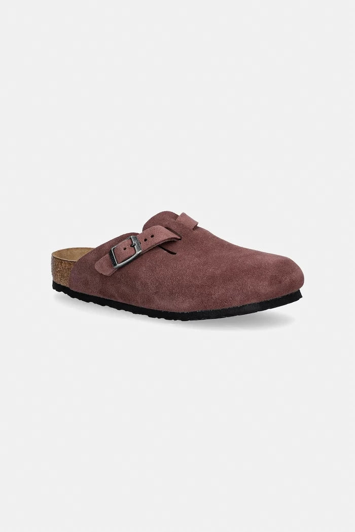 Birkenstock чехли за деца от велур Boston