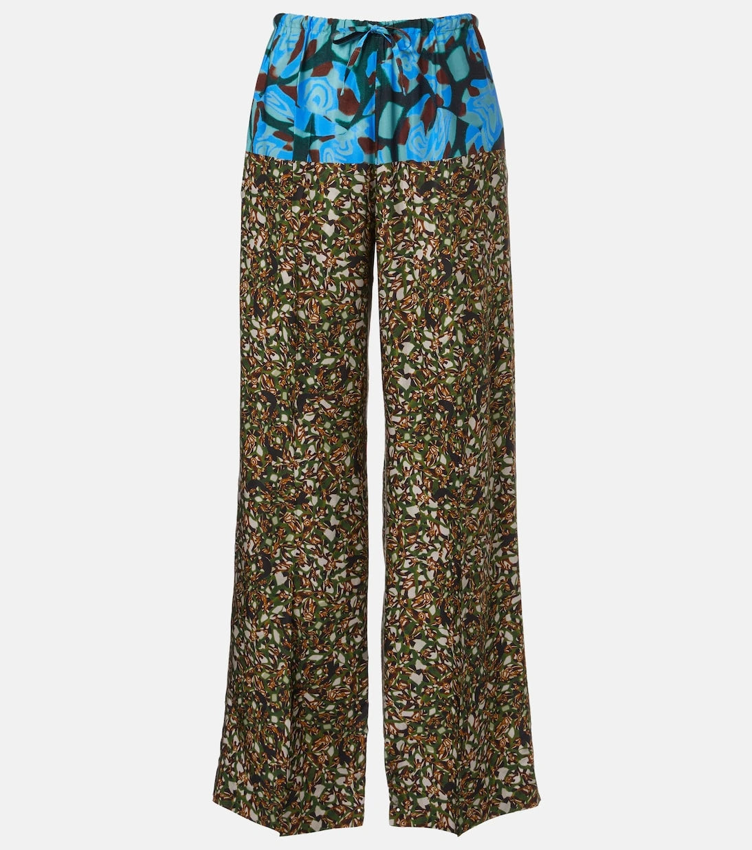 Dries Van Noten - Printed wide-leg pants