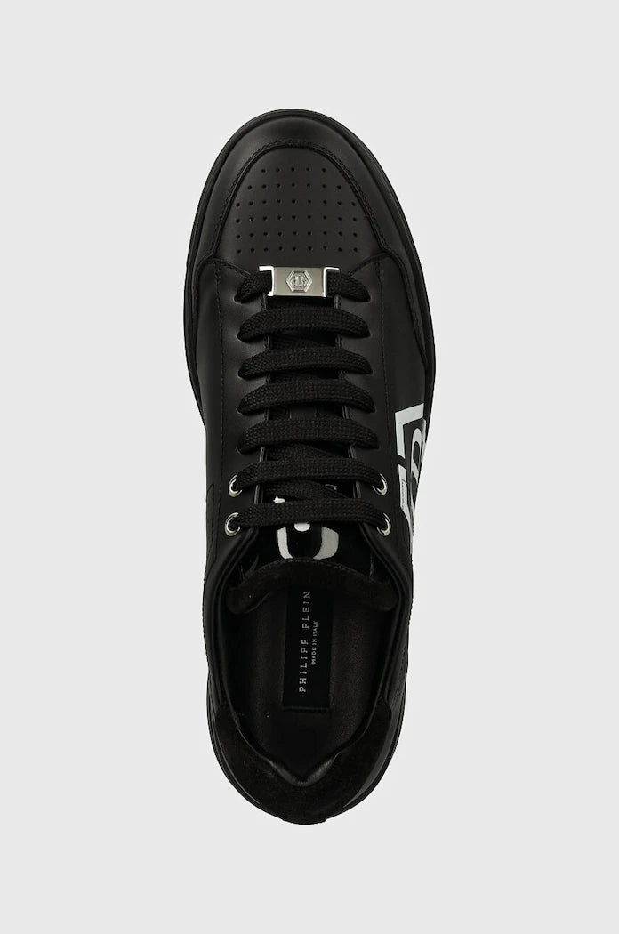 Philipp Plein Lo-Top Hexagon Deri Sneakers