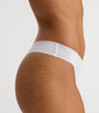 Hanro White Invisible Cotton Thong