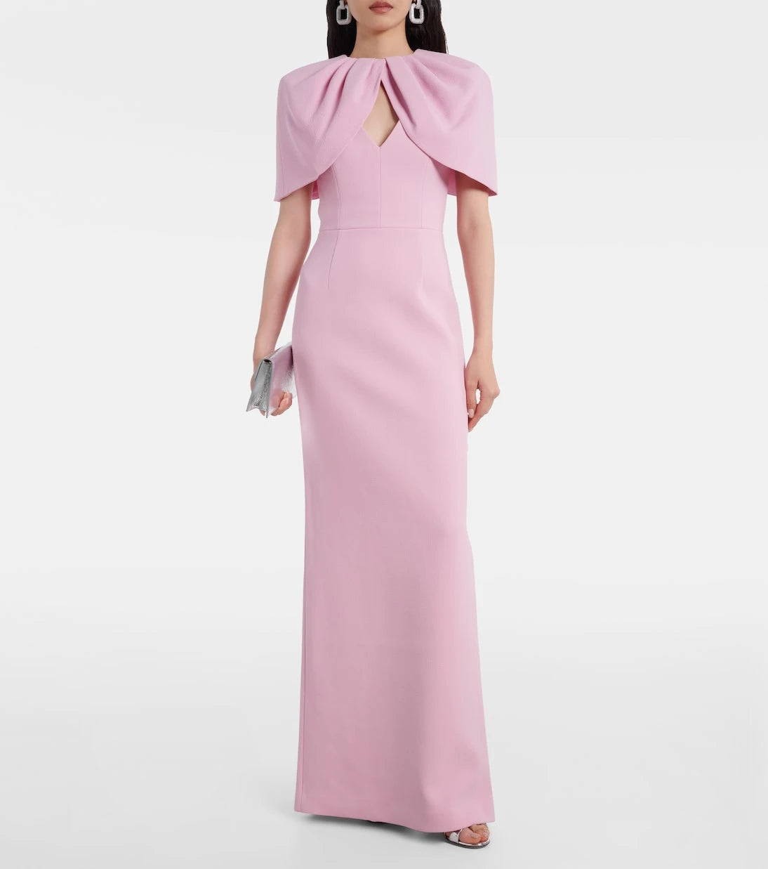 Rebecca Vallance - Xena caped crêpe gown