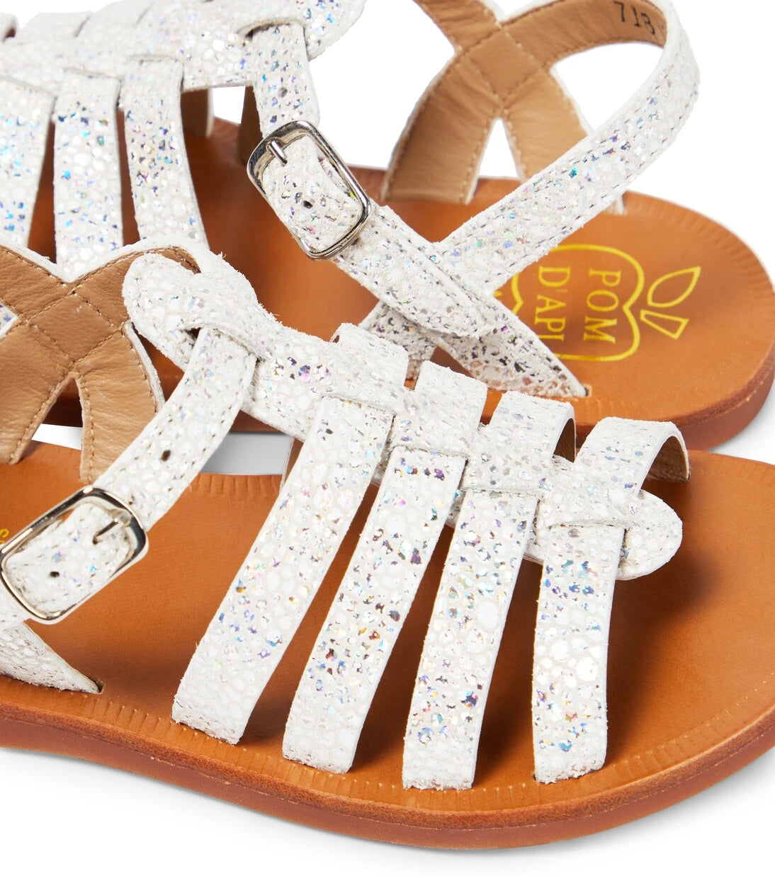 Pom d'Api - Plagette Strap leather sandals