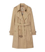 Burberry Beige Gabardine Mid-Length Chelsea Heritage Trench Coat