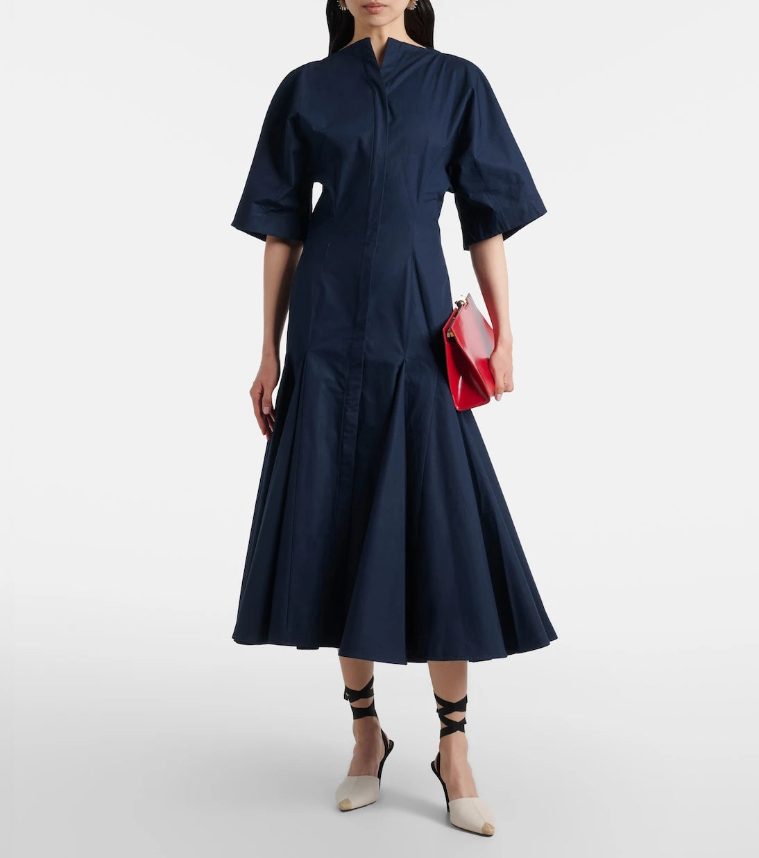 Jacquemus - Moisson cotton poplin midi dress