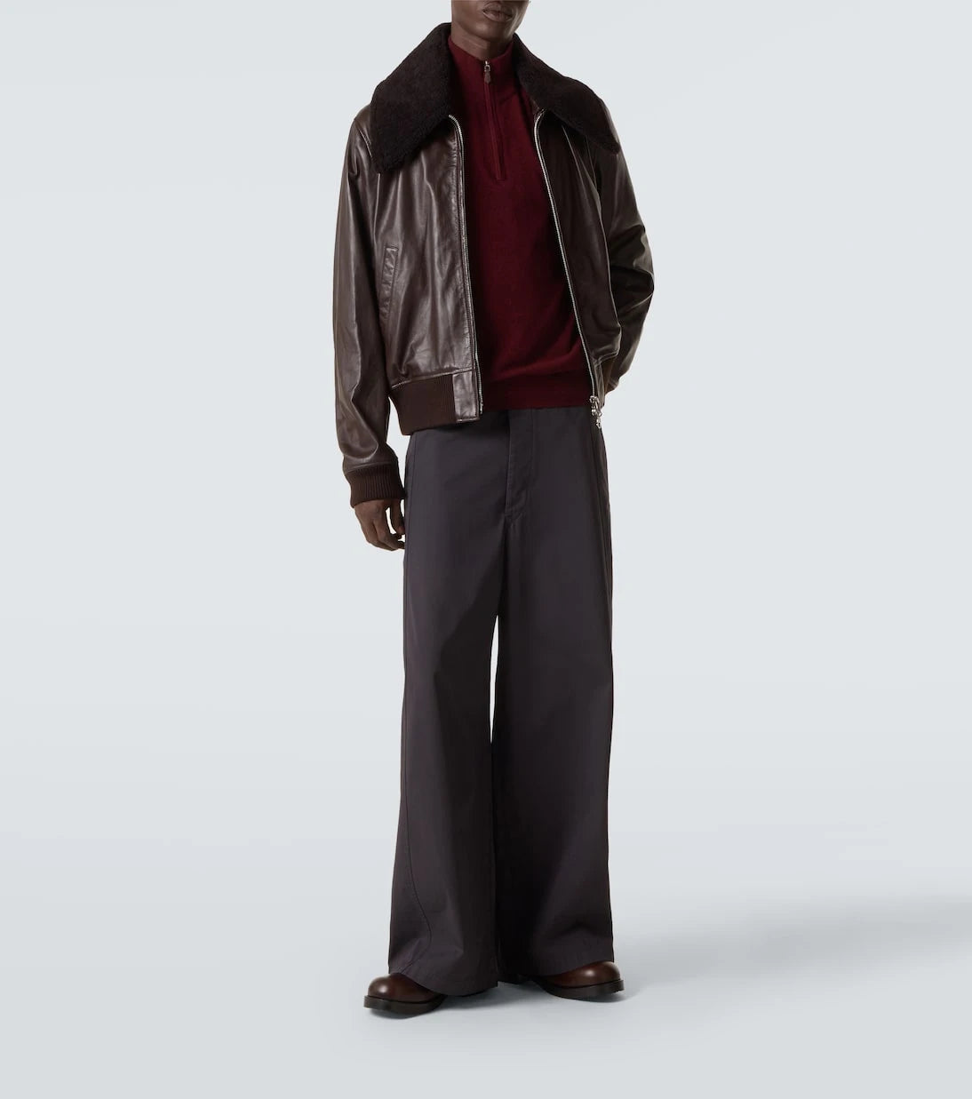 Arch4 - Mr Fenchurch cashmere half-zip sweater