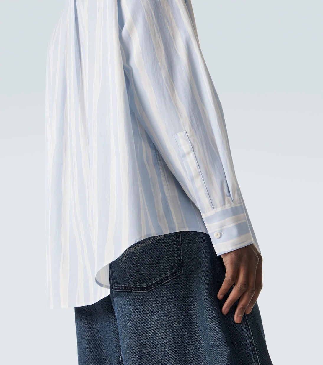 Jacquemus - قميص كامارج مخطط من القطن