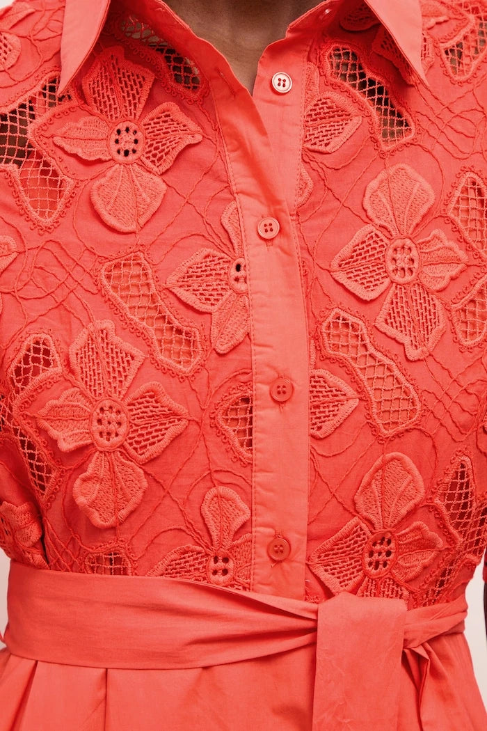 Answear.LAB разкроена рокля от памук
