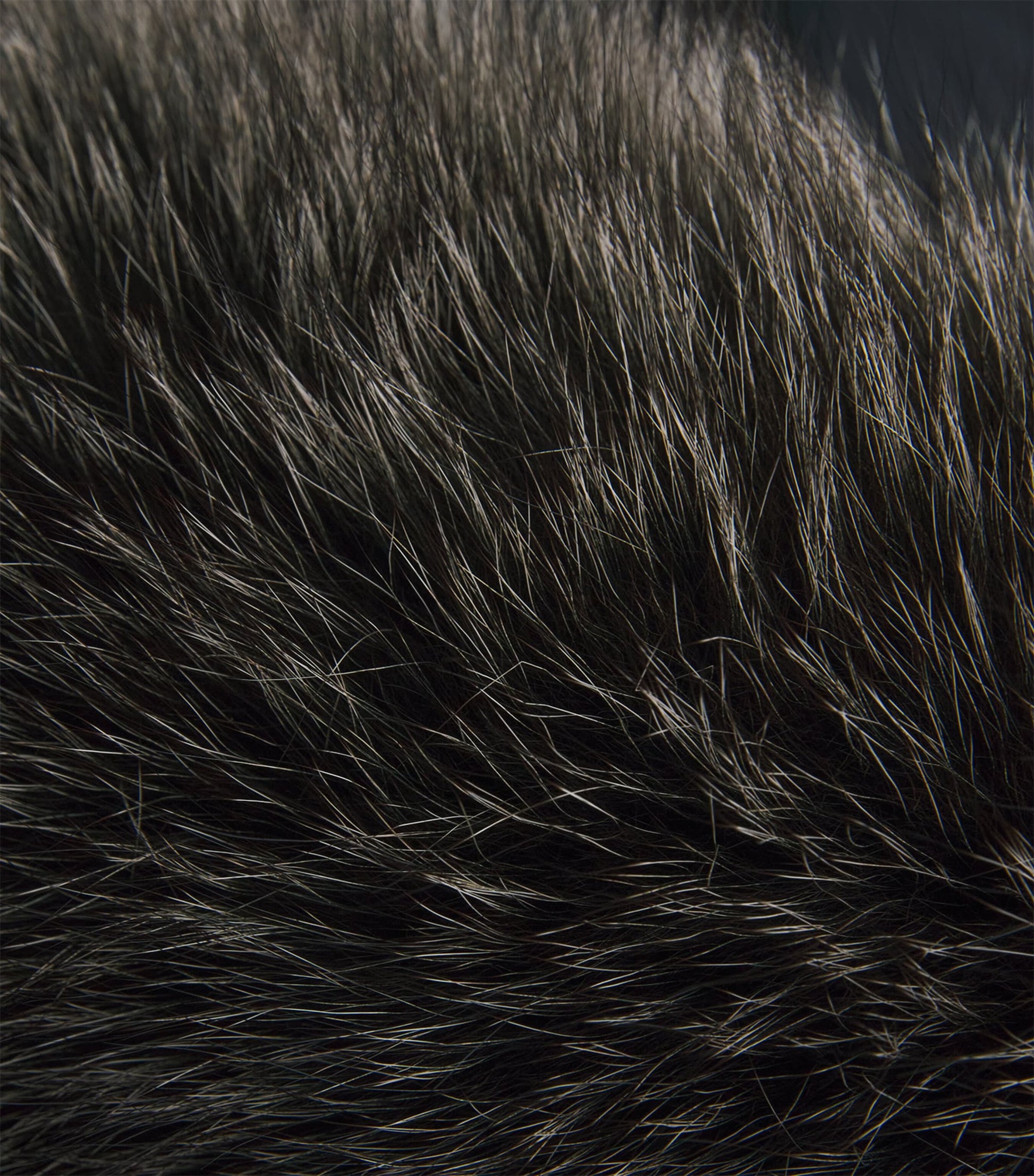 Yves Salomon Navy Down Waterproof Fox Fur-Trim Parka Coat