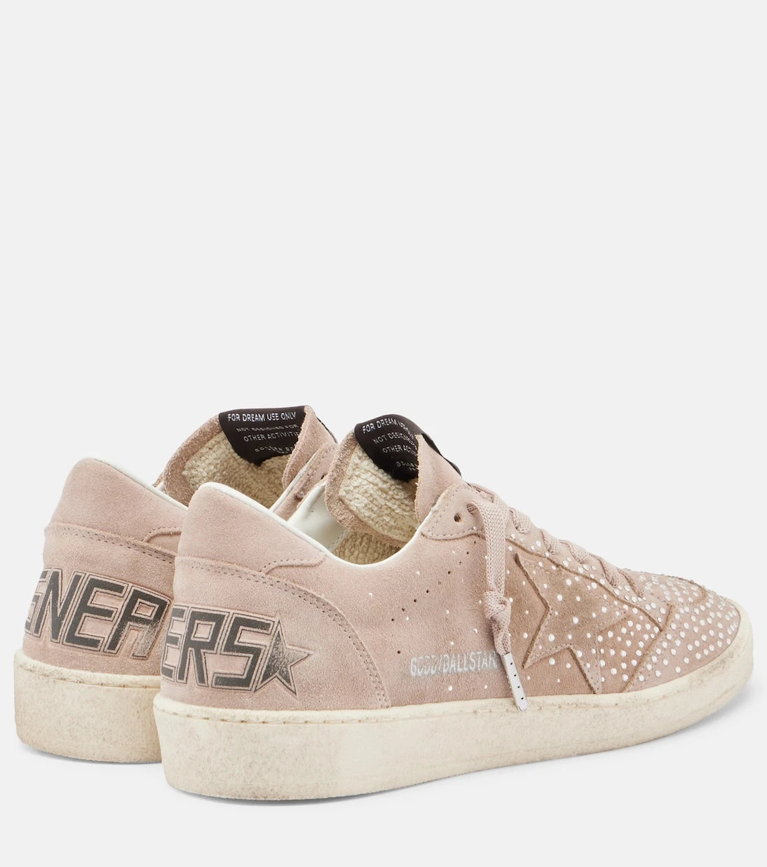 Golden Goose - Ball Star embellished suede sneakers