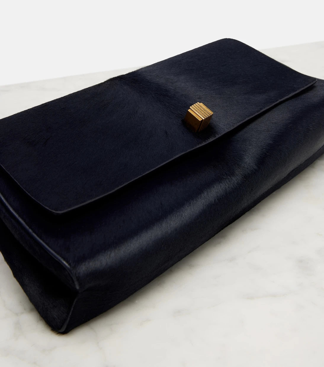 Khaite - Audrey calf hair clutch