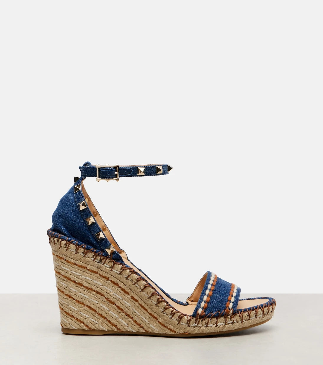 Valentino Garavani - Rockstud Double 105 espadrille wedges