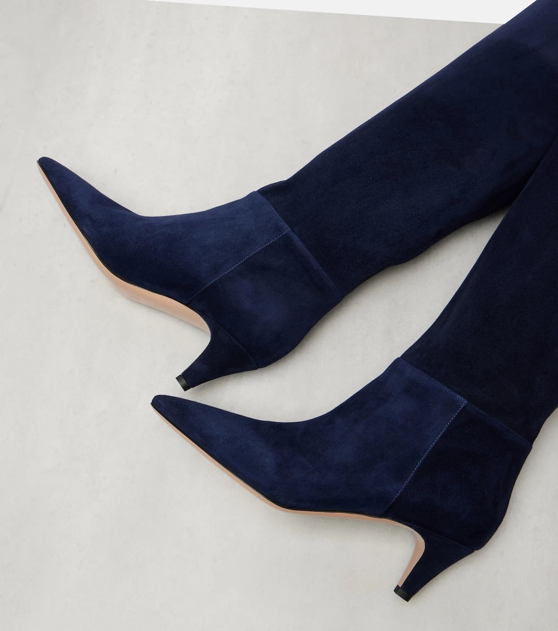 Gianvito Rossi - Elise suede knee-high boots