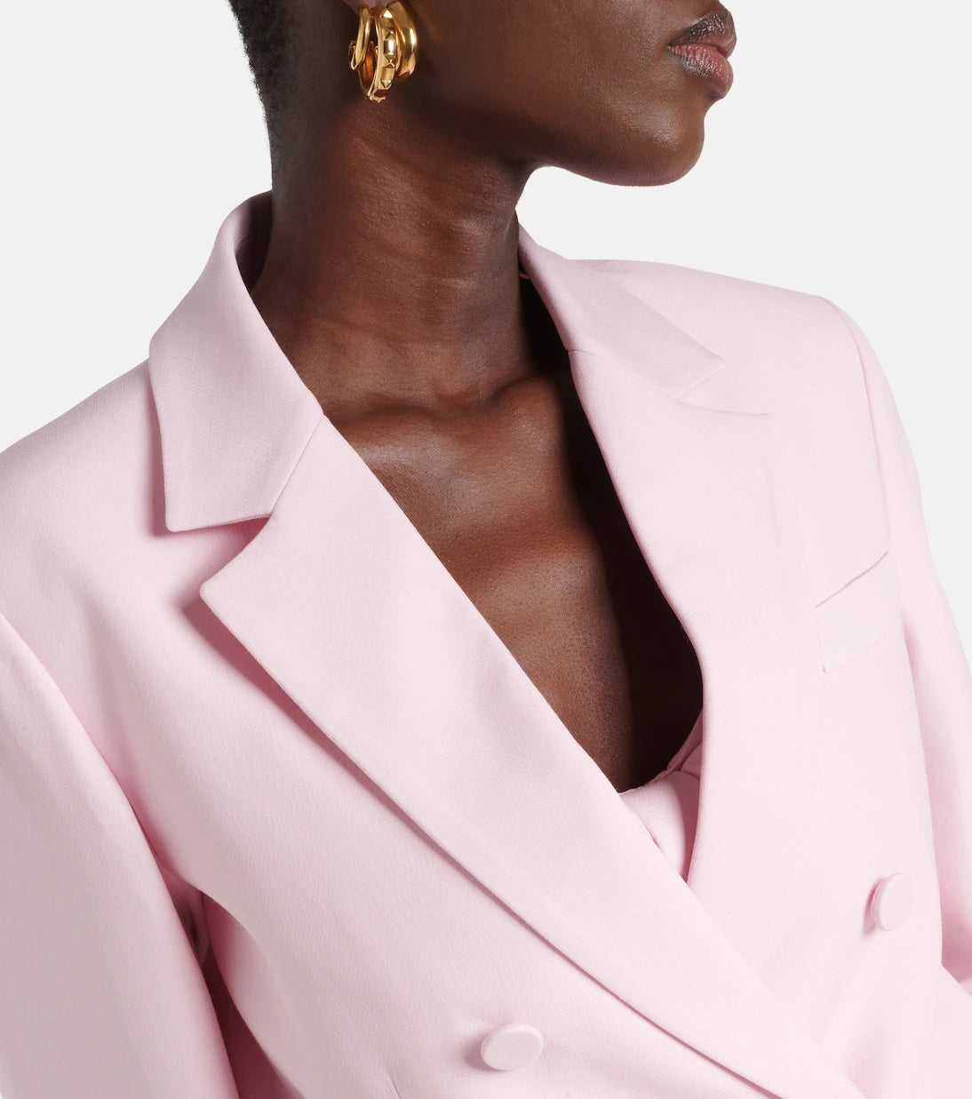 Valentino - Double-breasted wool and silk blazer