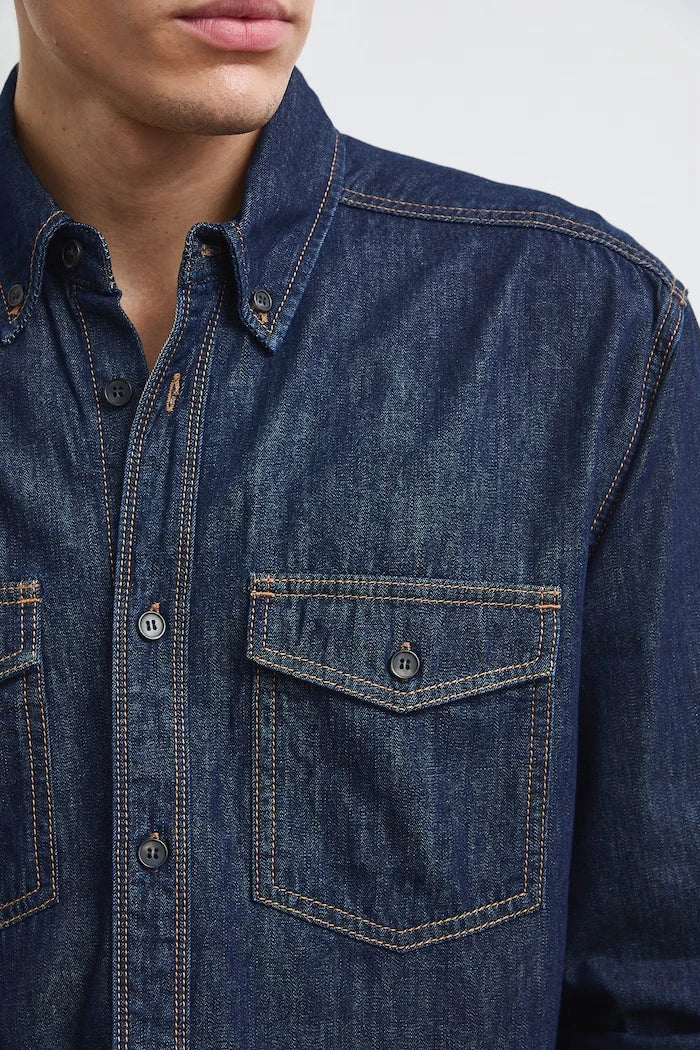 Erkek denim gömlek