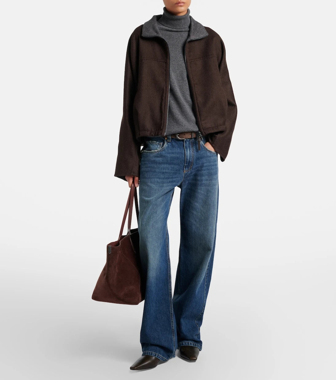 Brunello Cucinelli - Monili leather ankle boots