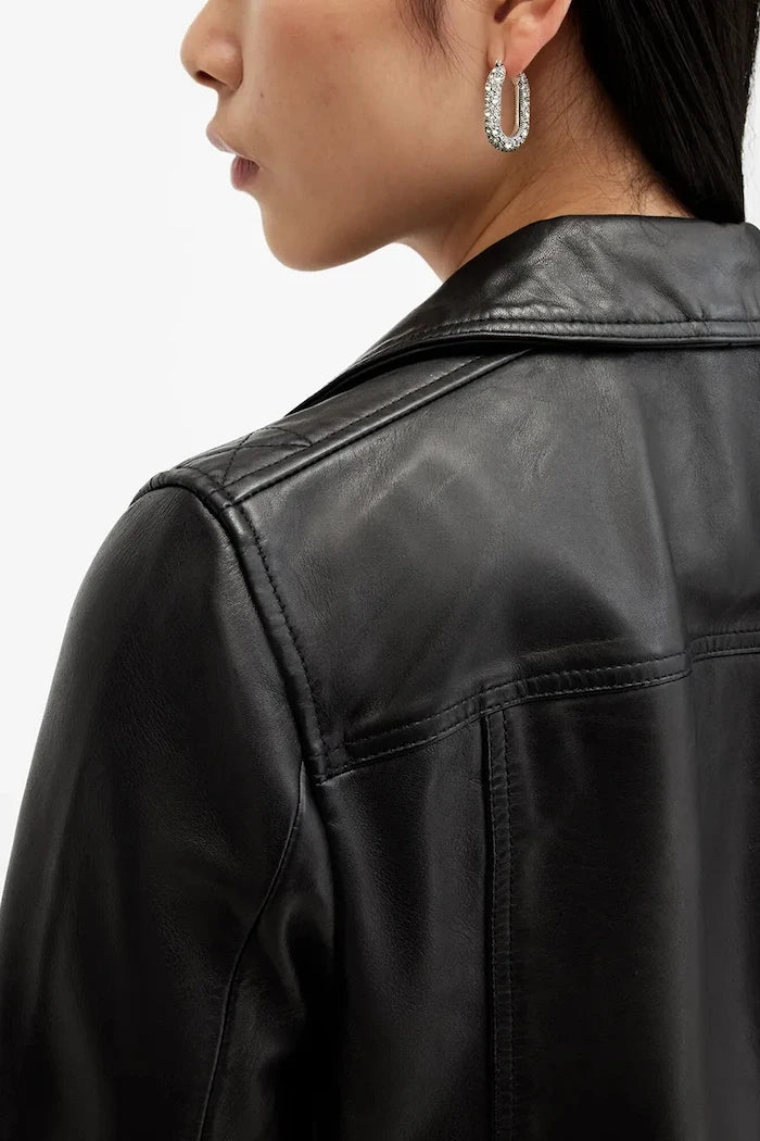 Кожено яке AllSaints DALBY