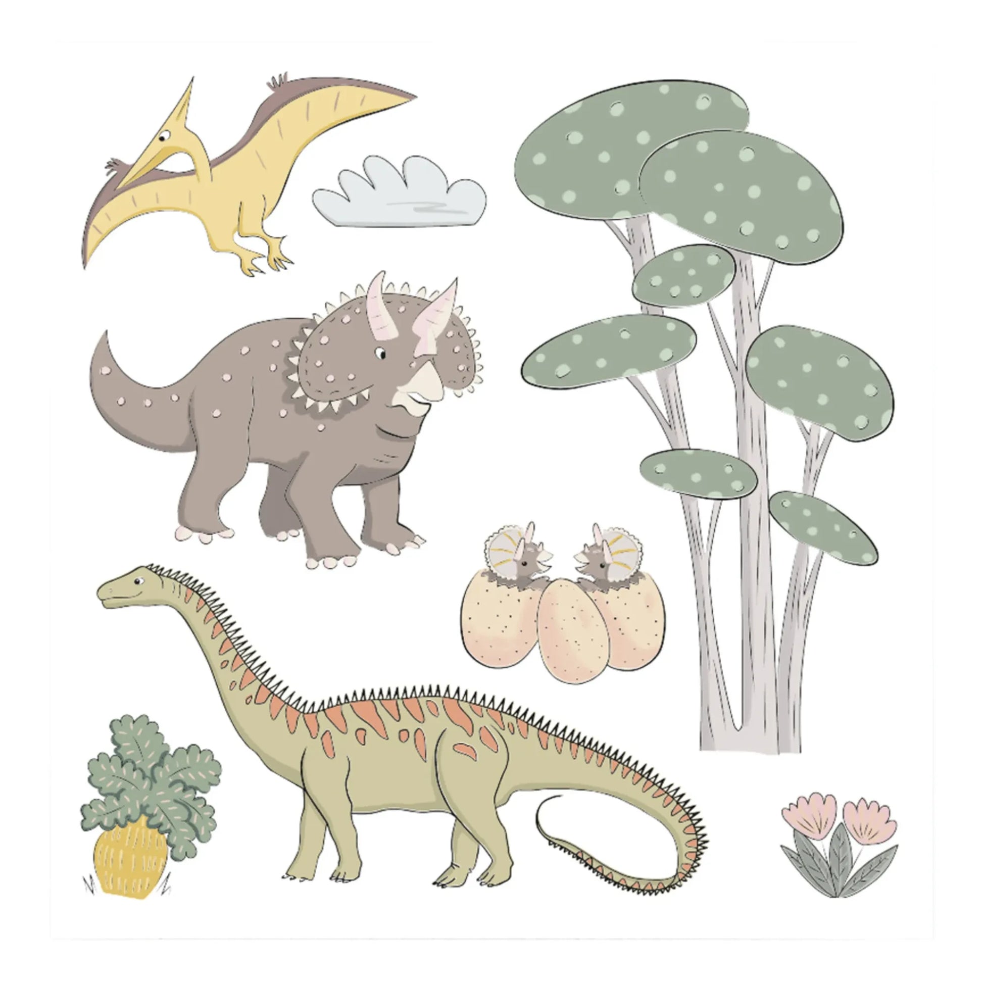 Ferflex - Dinosaur Magnets - Set of 43