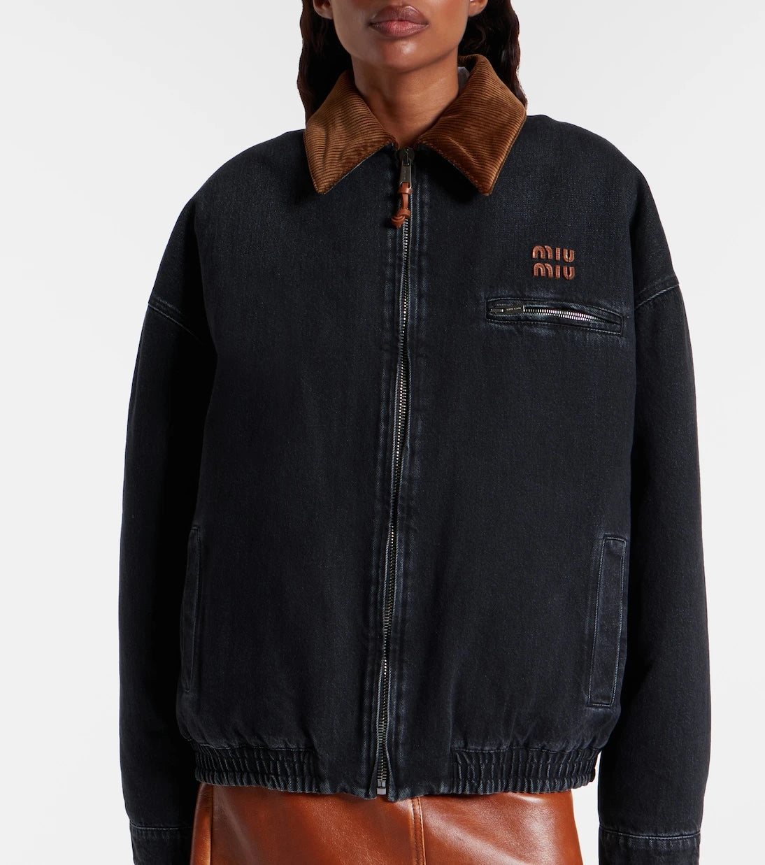 Miu Miu - Logo denim jacket