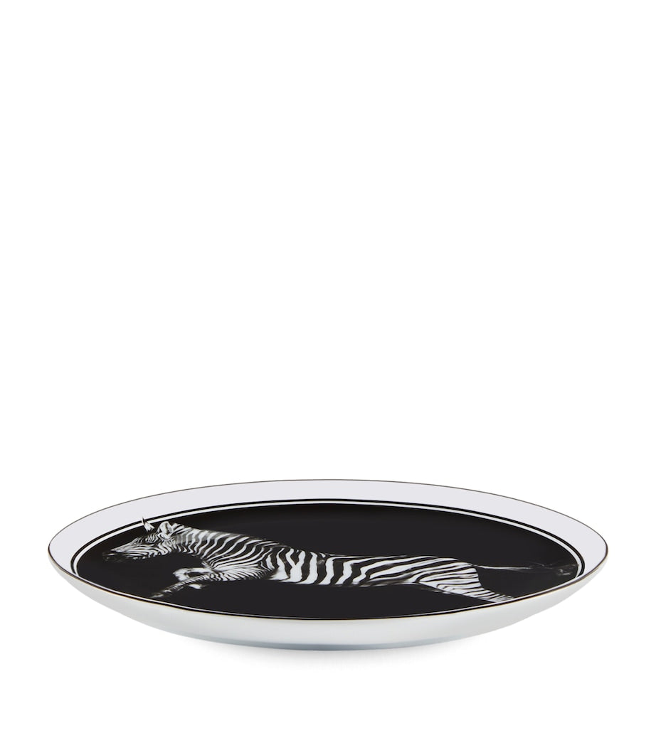 Dolce & Gabbana Casa Porcelain Zebra Serving Plate (45.5cm)