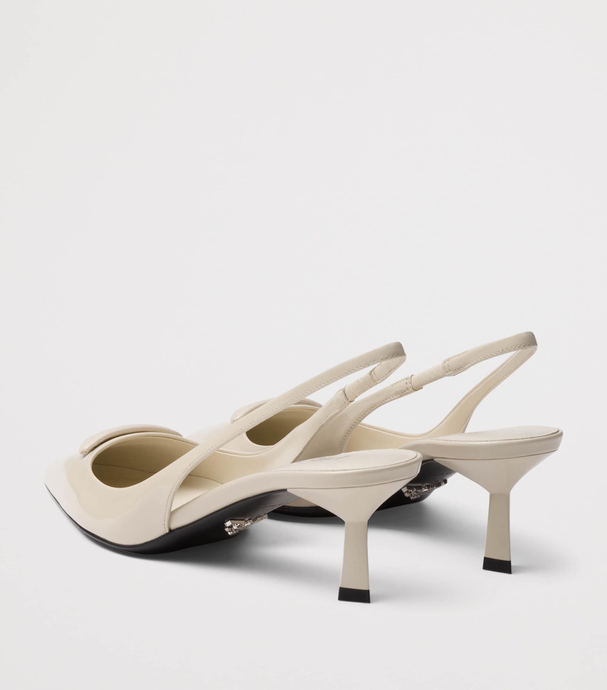 Prada Patent Leather Slingback Pumps 55