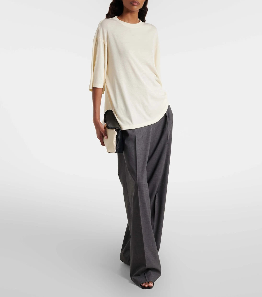 Róhe - Oversized wool T-shirt