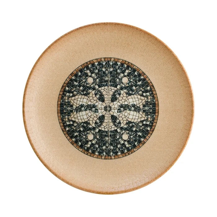 Bonna Mesopotamia Mosaic Wood Gourmet 30 cm Tabak Takımı (6 Parça)