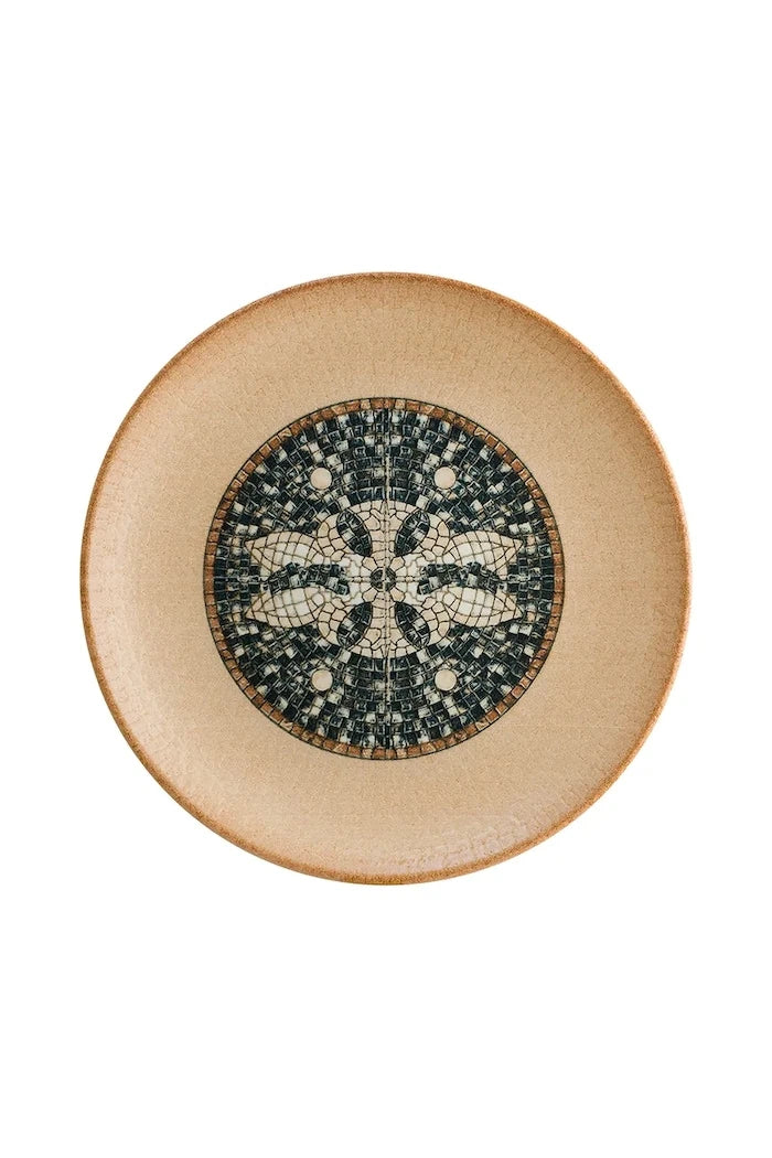 Bonna Mesopotamia Mosaic Wood Gourmet 30 cm Tabak Takımı (6 Parça)