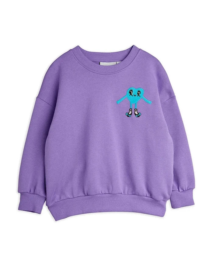 Mini Rodini Heart Çocuk Pamuklu Sweatshirt