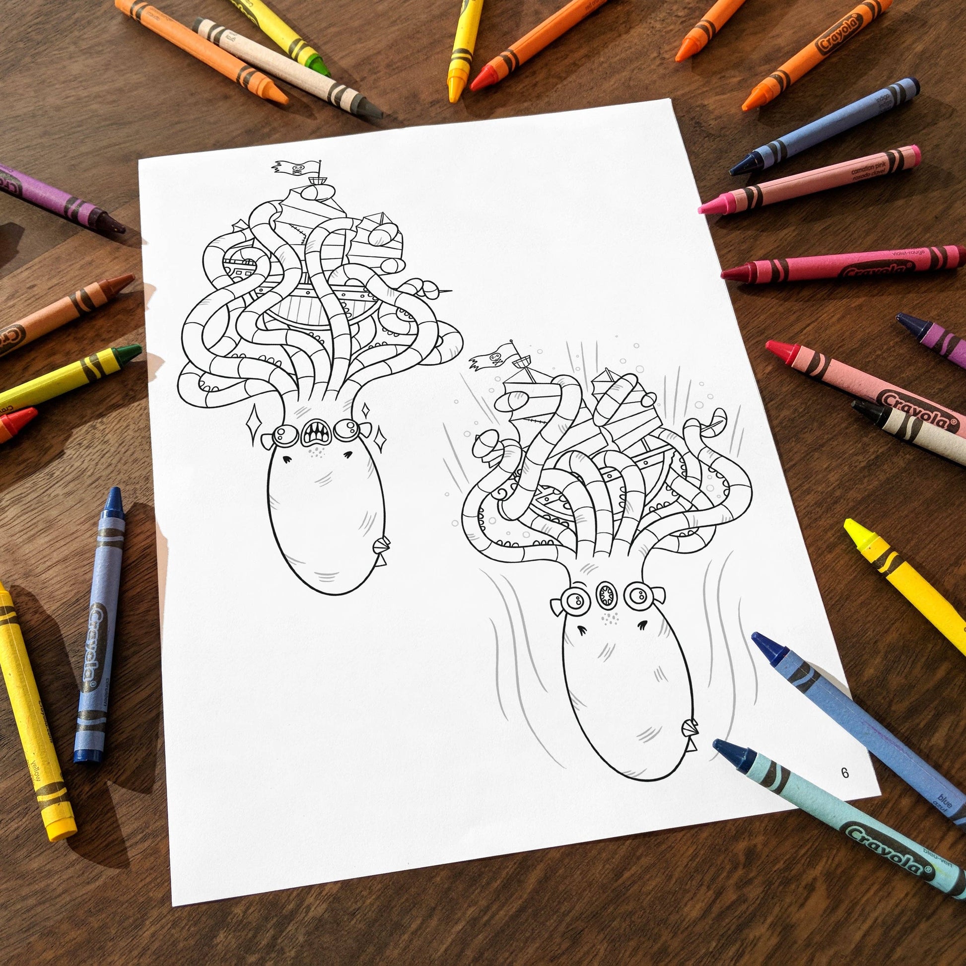 Hazy Dell Press - Hazy Dell Cryptids! Coloring Book