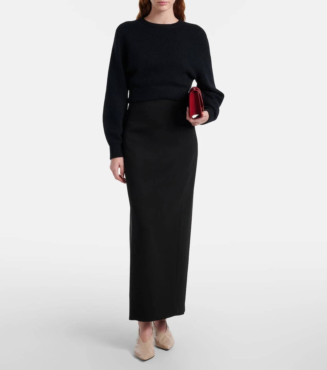 Khaite - Blake leather clutch