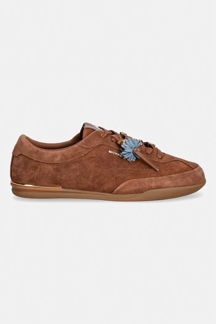 Велурени маратонки MICHAEL Michael Kors Nolan Lace Up