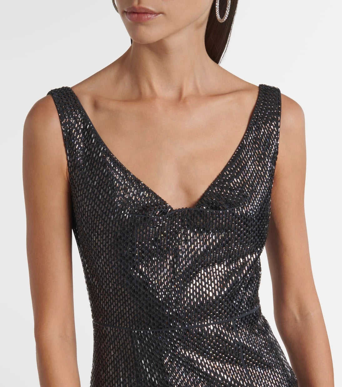 Roland Mouret - Embellished crêpe gown