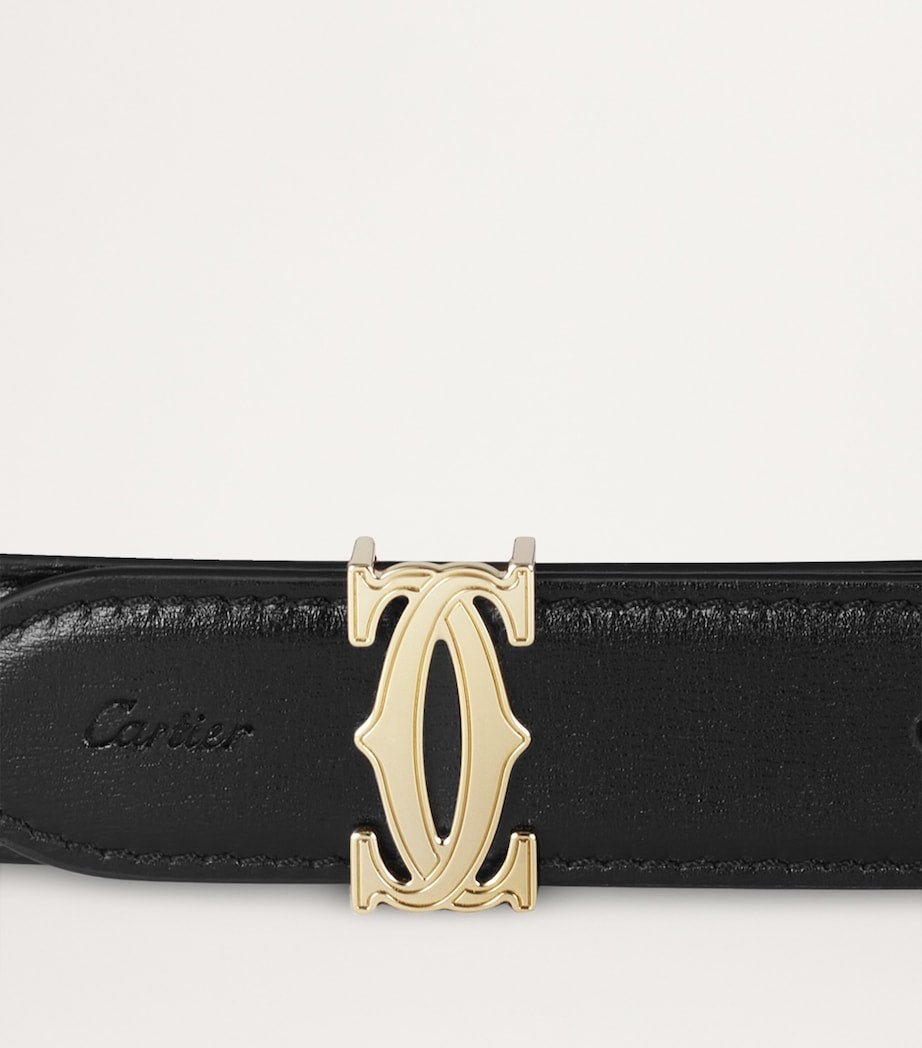 Cartier Black Reversible C de Cartier Belt