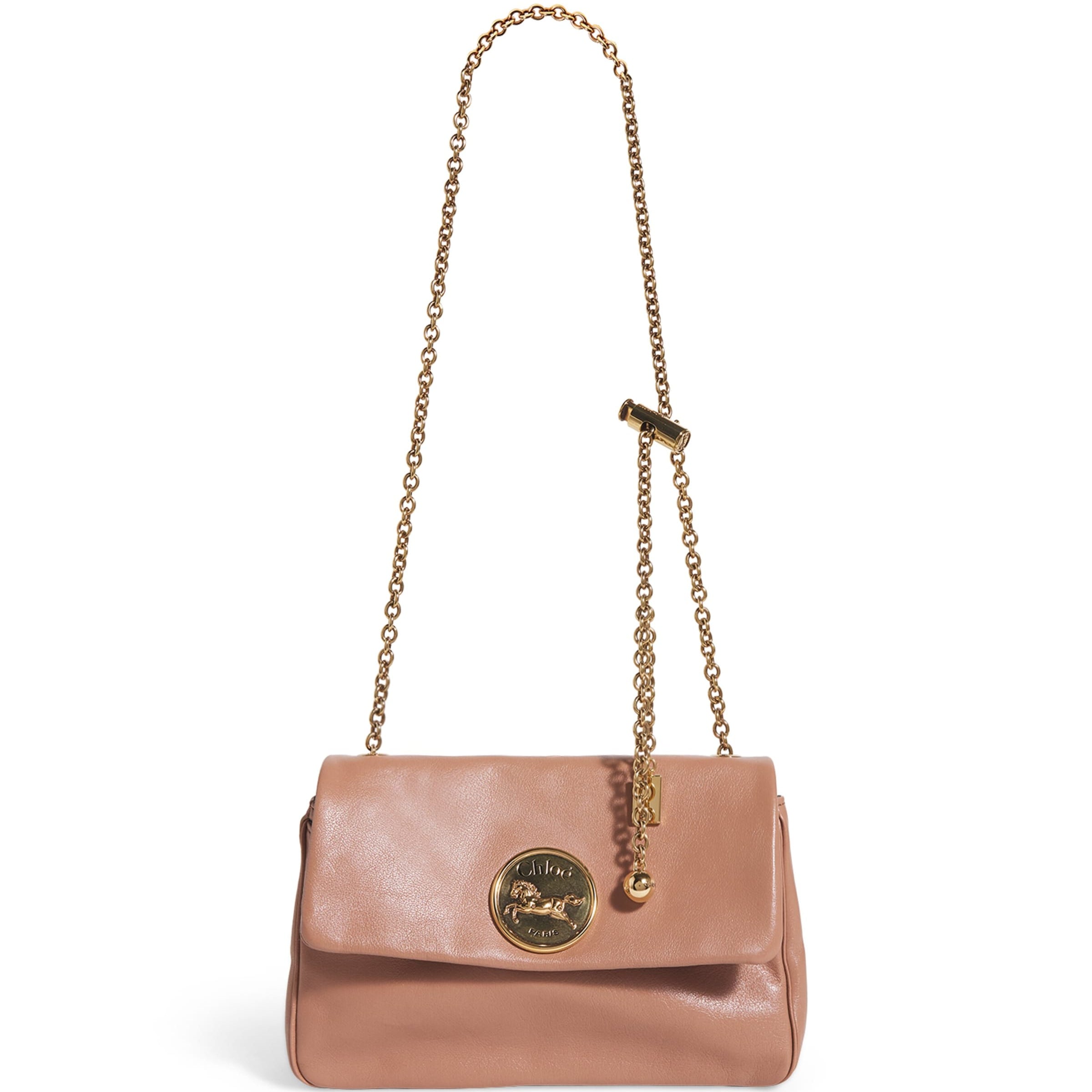 Chloé Medium Leather Heritage Shoulder Bag