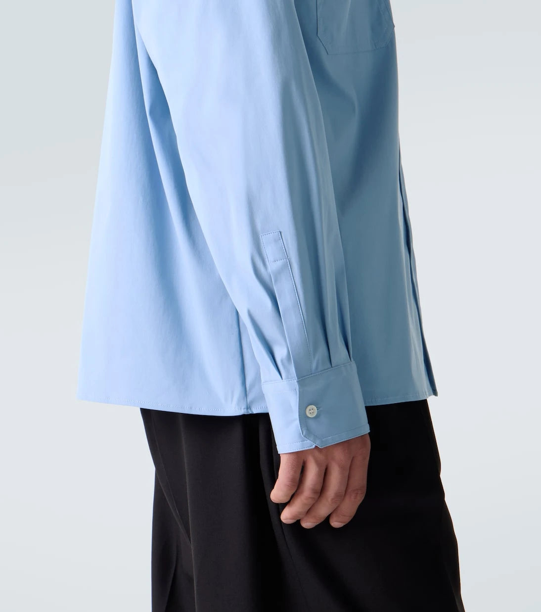 Plan C - Cotton-blend poplin shirt