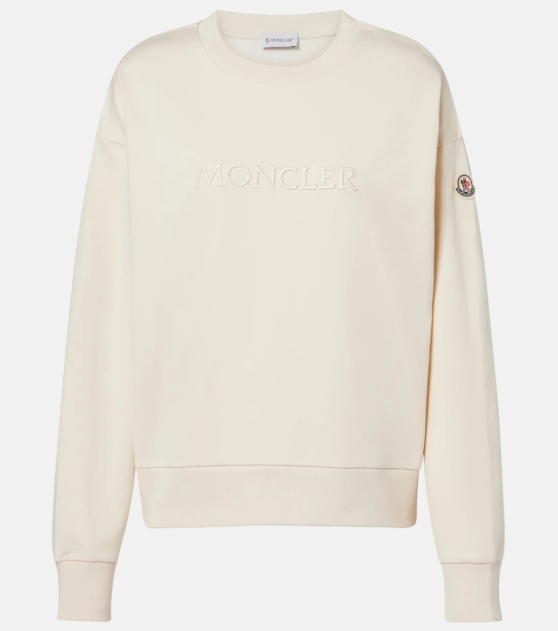 Moncler - Logo cotton jersey sweatshirt
