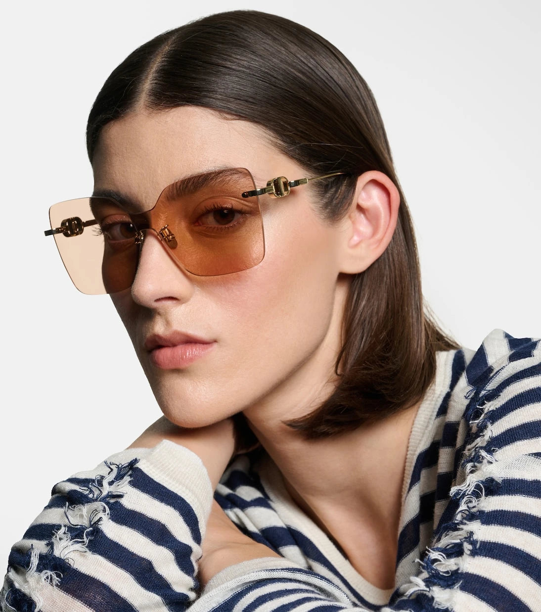 Dior Gözlük - CD Chain M1U köşeli güneş gözlüğü