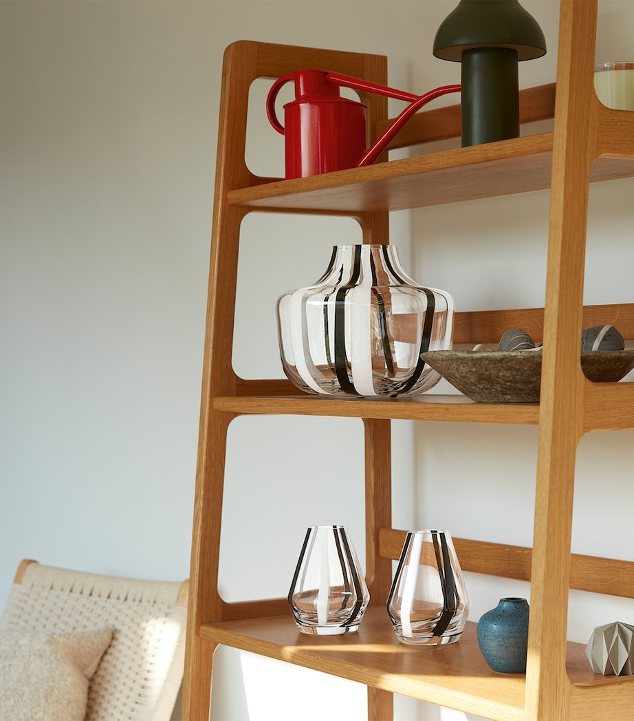 Glass Stripe Vase (14cm)